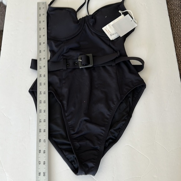 GOOD American Showoff One Piece Black Swimsuit Size (1) Small - Picture 9 of 11